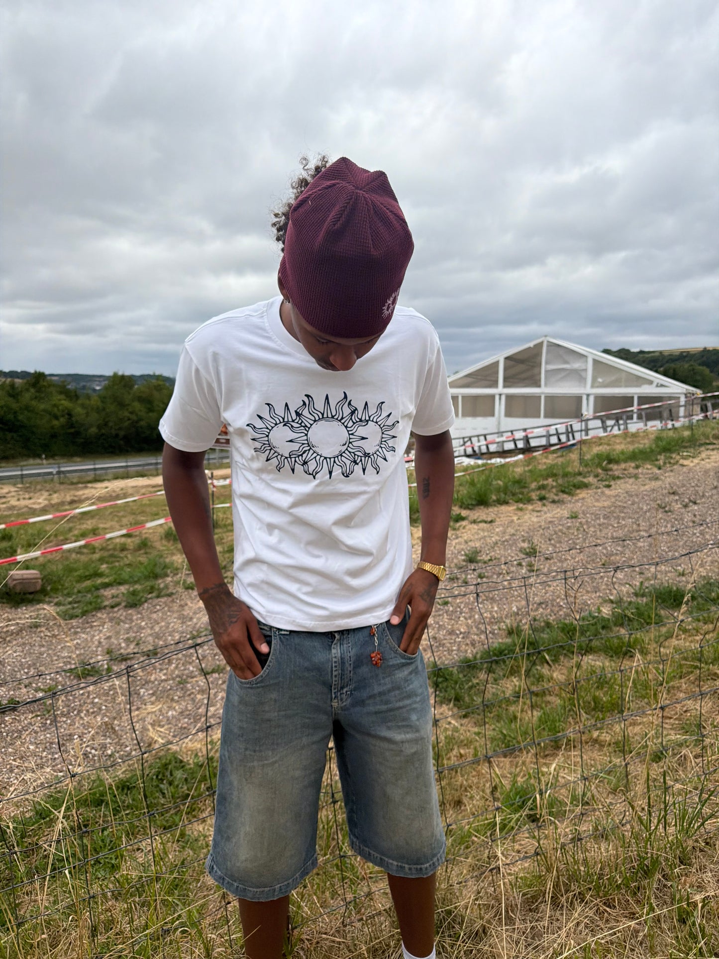 Navy Blue Caycos Tee